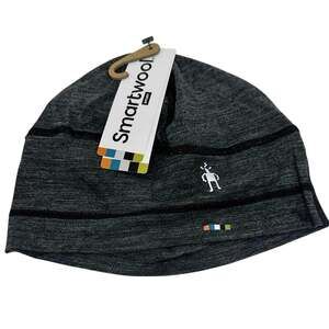 Smartwool Merino Wool Sport Beanie Hat Gray Running Hiking Skiing NWT Unisex
